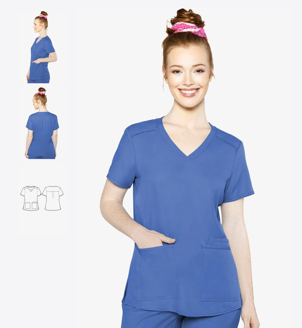 Med Couture Top (Ceil Blue)