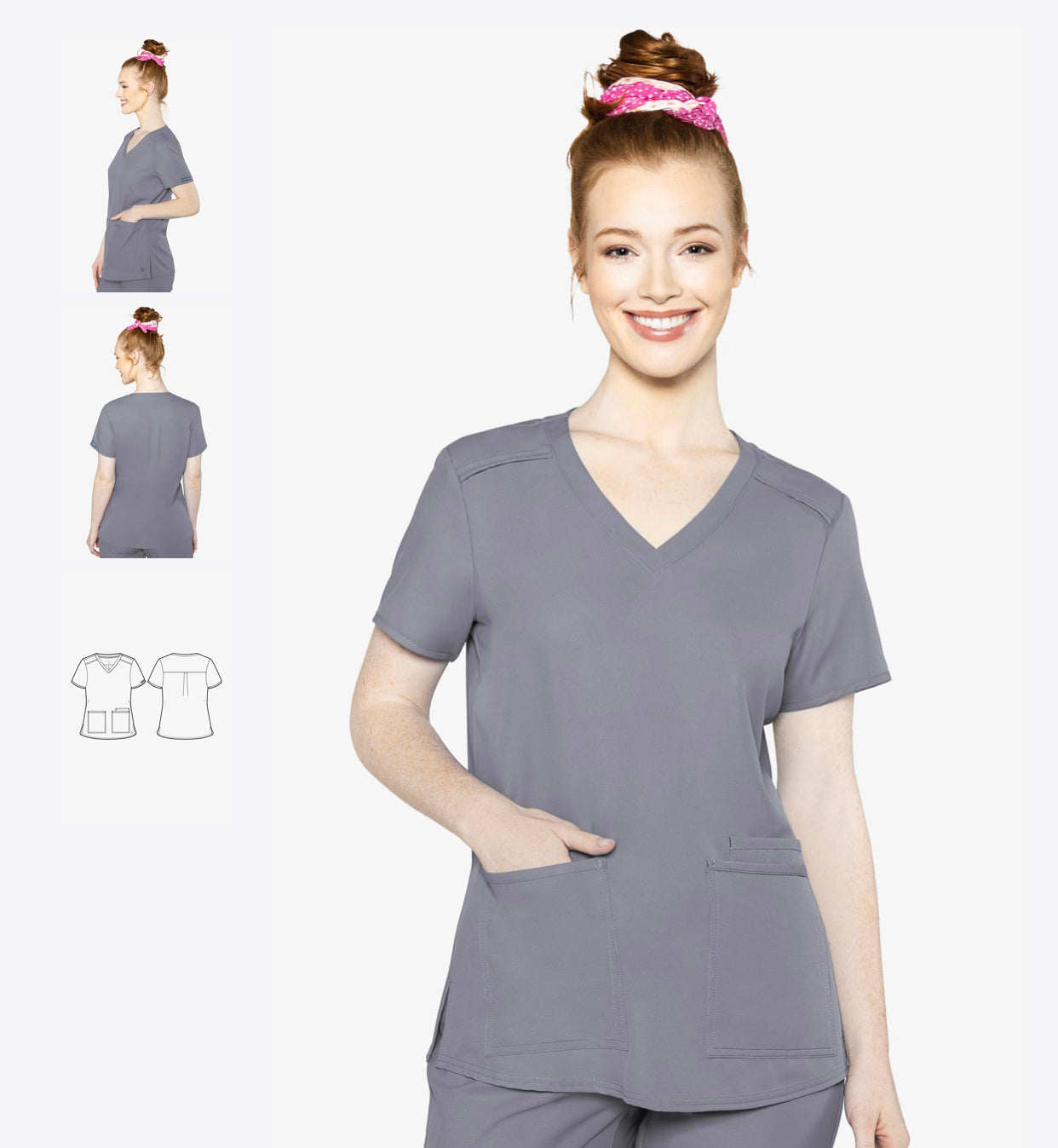 Med Couture Top (Cloud)