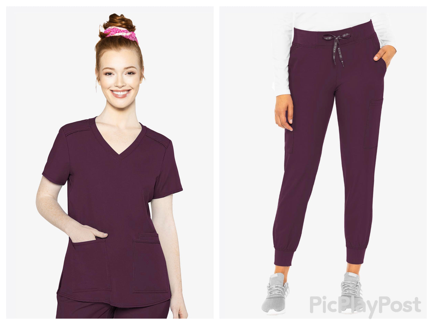 Med Couture Joggers (Wine)