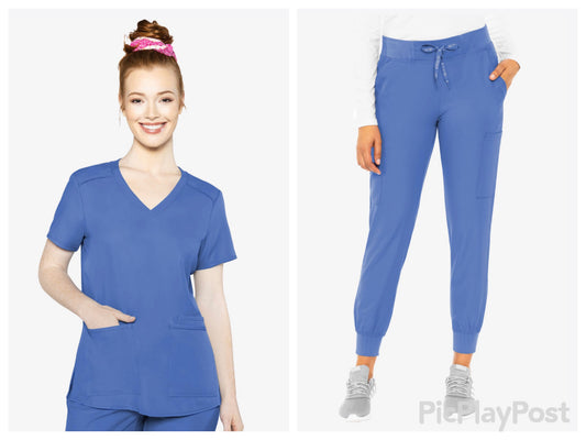 Med Couture Top (Ceil Blue)